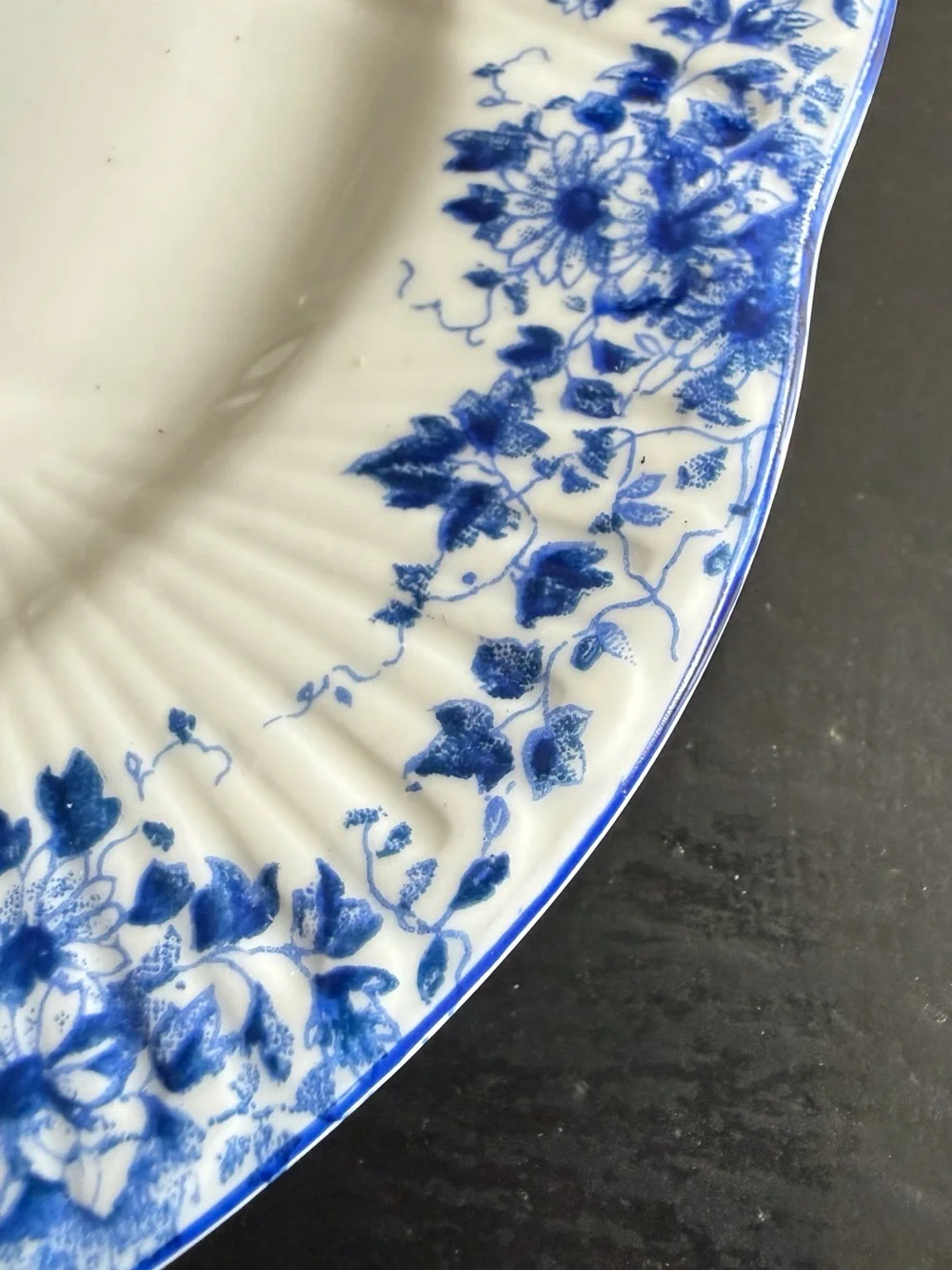 Vintage Shelley Dainty Blue Bread and Butter Plate ~ No 051/28 Fine Bone China